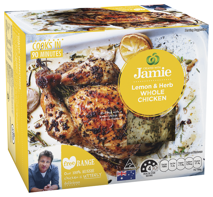 Created with Jamie Lemon and Herb Whole Chicken